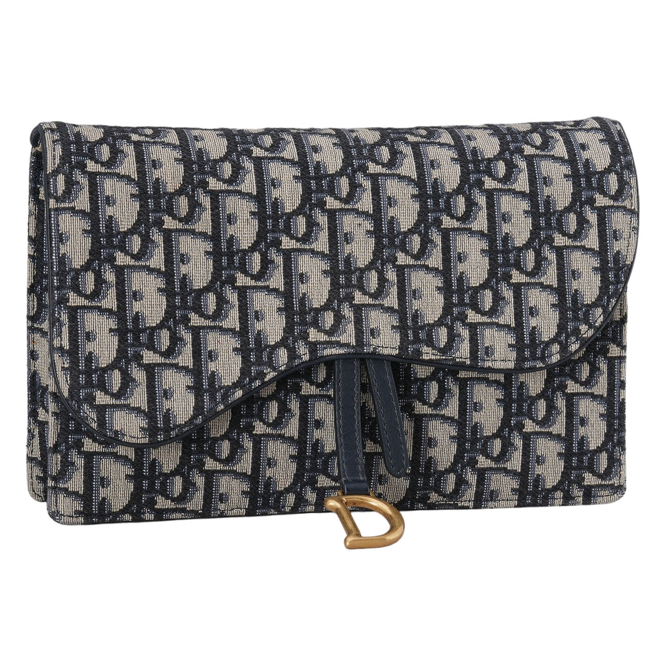 CHRISTIAN DIOR(USED)디올 오블리크 새들 WOC